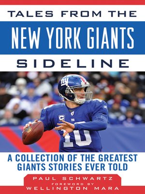cover image of Tales from the New York Giants Sideline